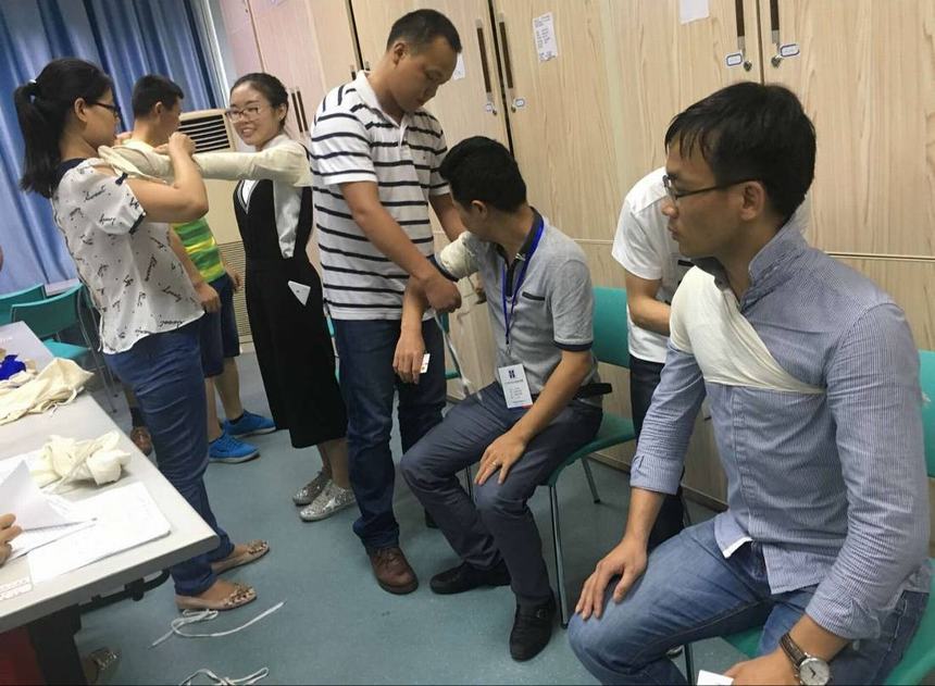 圖四：急救技能培訓考核